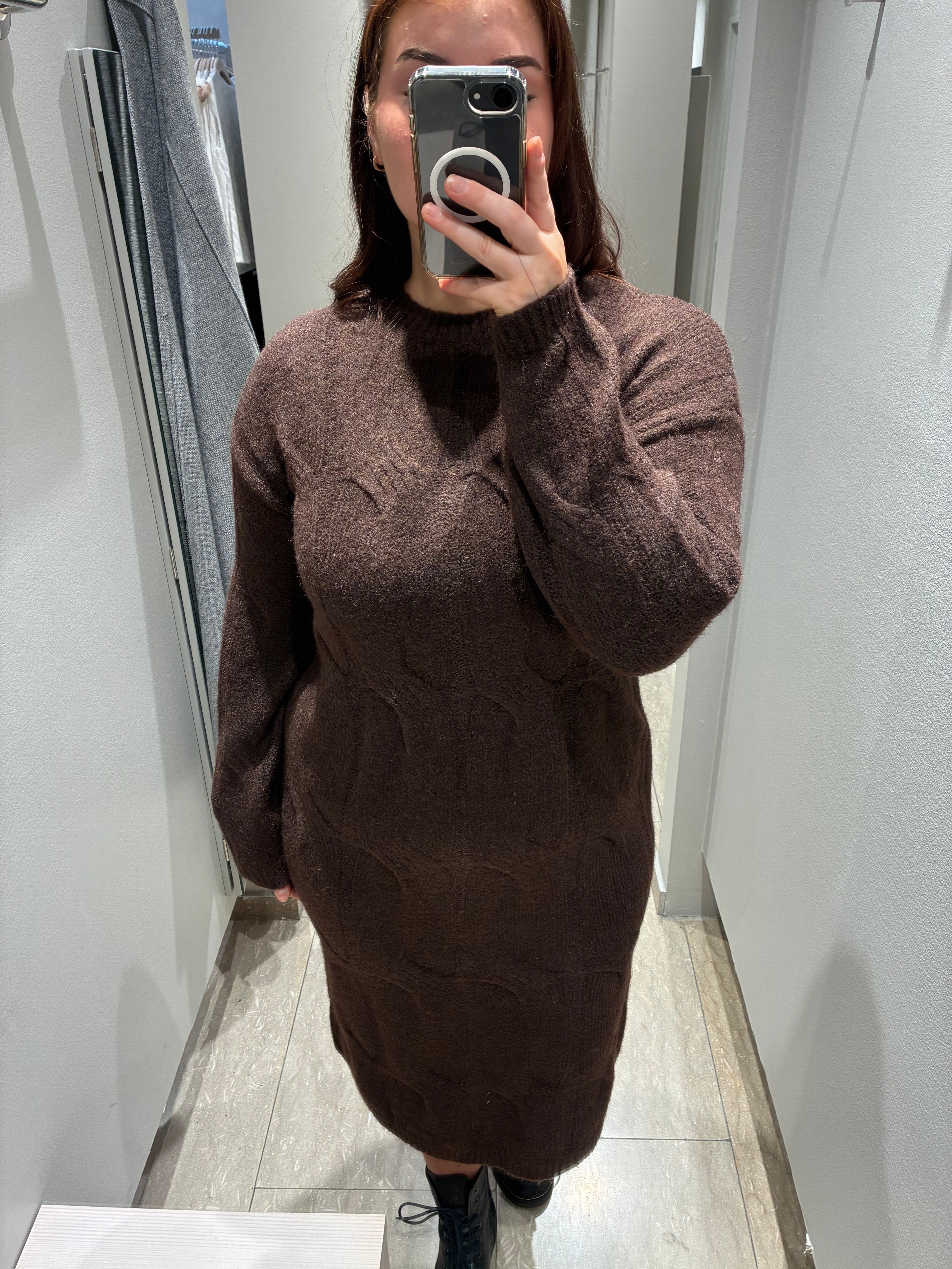 PCJENNA Midi Dress - Hot Fudge